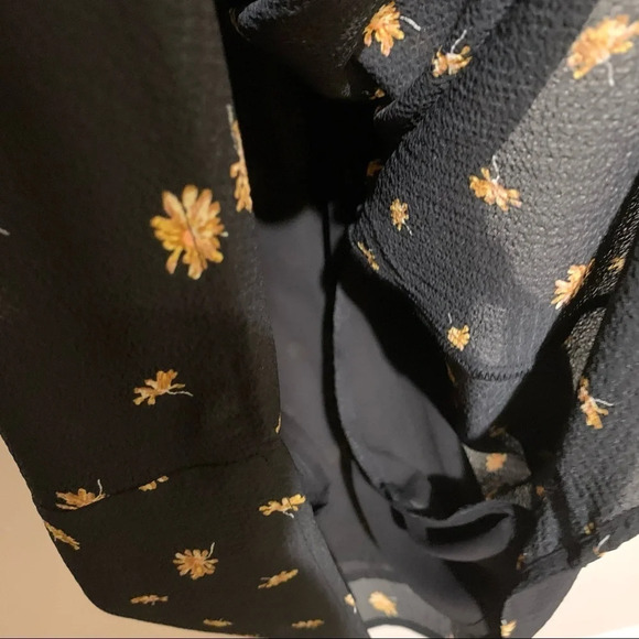 Madewell Tie-Waist Mini Dress in French Daisies size XS - Picture 6 of 7